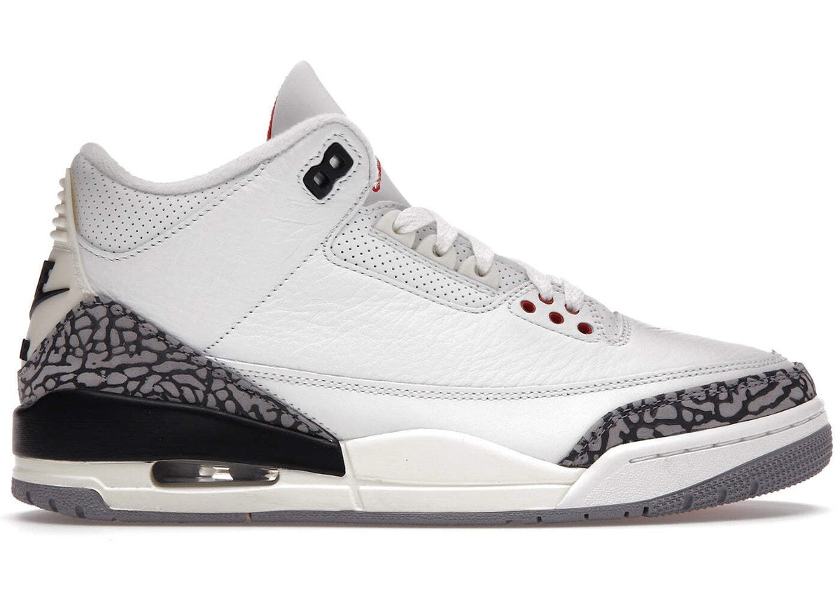 Size 13 - Jordan 3 Retro Mid White Cement Reimagined for sale