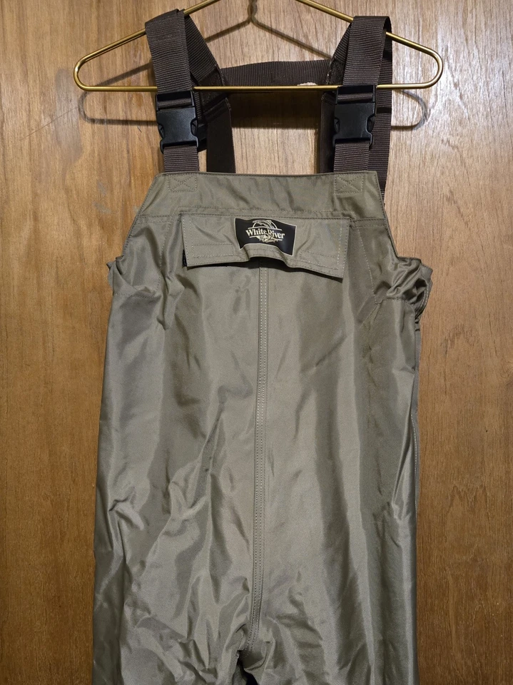 Men's 8R White River Sole Chest Waders Three Forks Felt (Worn Once), Preowned - Image 2 of 4