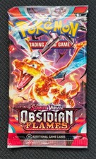 Pokémon TCG Obsidian Flames SV03 Booster Pack Charizard Art New & Sealed 22.66g