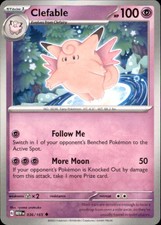 Pokemon Clefable 36/165 151 Non-Holo 3 Card Lot