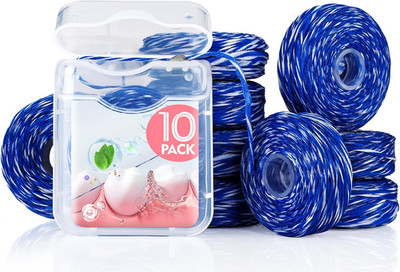 Woven Dental Floss, Expandable Waxed Dental Floss for Gentle,Oral Care Whitening