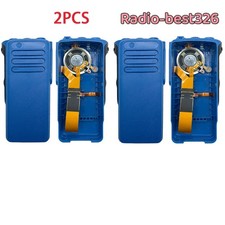 Lot2 Blue Replacement Housing Case Cover With Speaker For XPR7350 Two Way Radio