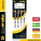 Steel Braided Brake Line for BMW 5 Series 528i E39 (1995/11-2000/09)