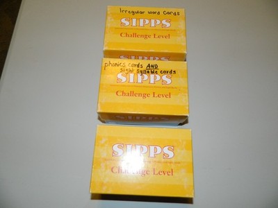 SIPPS Challenge Level - Developmental Studies Hand-Held Sight Cards - 3 Box Set