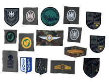 16 Bundeswehr BW Uniform Abzeichen patches Aufnäher Sfor Konvolut