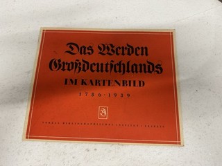 Heft Antik Karten Militärisch Das Werden Großdeutschlands 1786 1939 Kartenbild