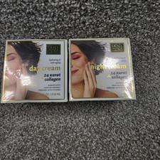 Dead Sea Collection 24K Collagen Day Night Cream Set 1.69 Oz New Women