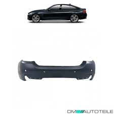 Stoßstange hinten grundiert PDC passt für BMW 4 Gran Coupe (F36) 15-19 M-Paket