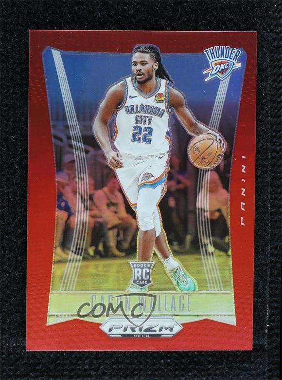 2023-24 Panini Prizm Deca Red Prizm 195/199 Cason Wallace #146 1t5