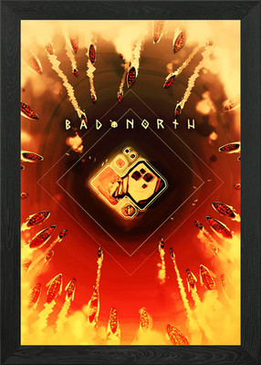Bad North Game Gerahmtes Wandbild Poster Leinwanddruck Bild