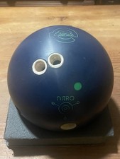 Vintage Ebonite "NITRO" Bowling Ball - 15.5 lbs Nice
