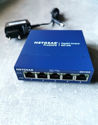 Netgear GS105 mit Netzteil (5-Port Gigabit Switch)