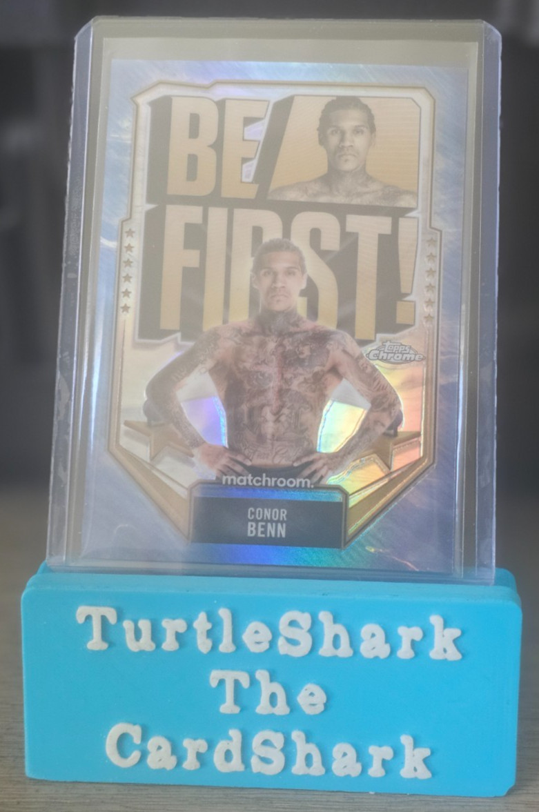Conor Benn 2024 Topps Chrome Boxing Be First Insert Matchroom Boxing