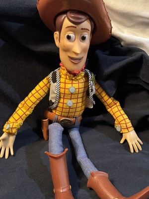 Disney Think Way Toys Toy Story 2 Talking Woody Figure 16” Works