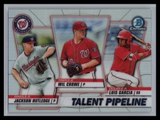2020 Bowman #TP-WAS Luis Garcia Rutledge Crowe Talent Pipeline Nationals