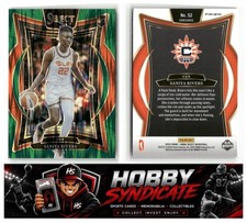2025 Panini Select WNBA #52 Saniya Rivers Green Flash Prizms RC