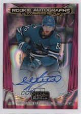 2024 O-Pee-Chee Platinum Rookie Pink Magma Shakir Mukhamadullin #R-MU Auto 5x5