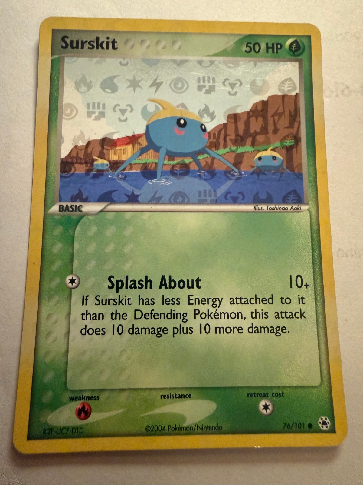 Surskit Reverse Holo Common Hidden Legends 76/101 NM