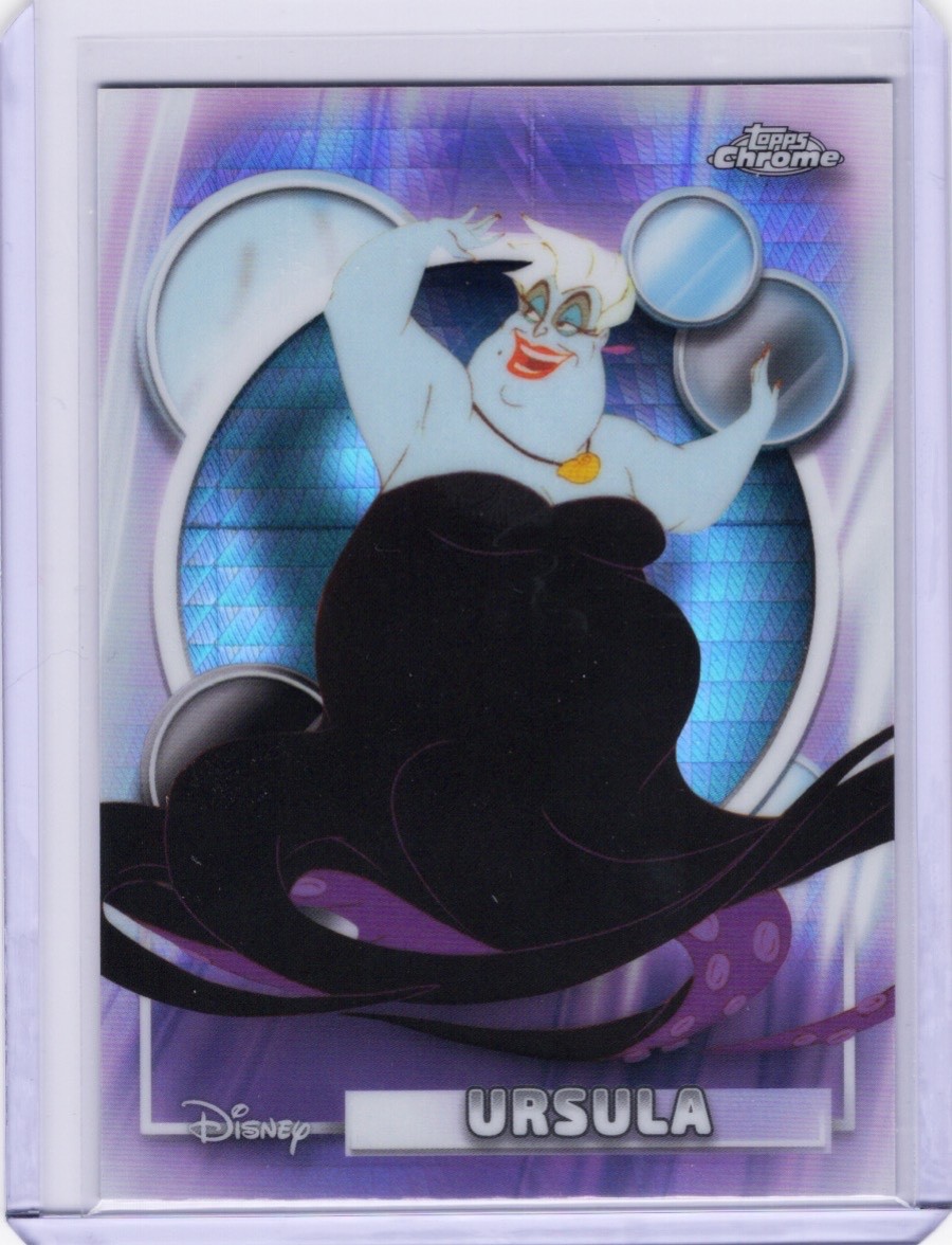 Ursula 2026 Topps Chrome Disney #108 Prism Refractor The Little Mermaid