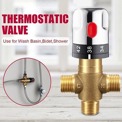Thermostatic Mixing Valve Temperature Control Thermostat for Water Heater Faucet