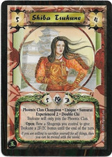 L5R: *SHIBA TSUKUNE (EXP 2)* - Hidden Emperor - Legend of the Five Rings CCG
