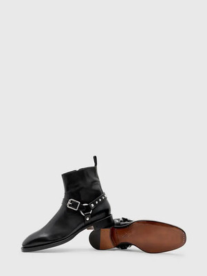 $998 New John Varvatos Collection Regent Harness Leather Boots 11