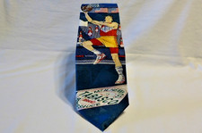 Tabasco Men's 100% Silk Novelty Basketball Tie USA Made USA Patriotic Sports
