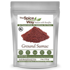 - Pure 100 Ground Sumac Spice, No Salt, No GMO, No Irradiation, Sumac Seasoning