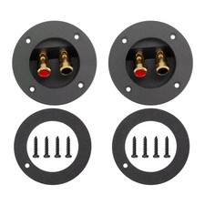 Speaker Terminal Connector Cup 2Pcs Round Spring for Subwoofer Box Enclosure