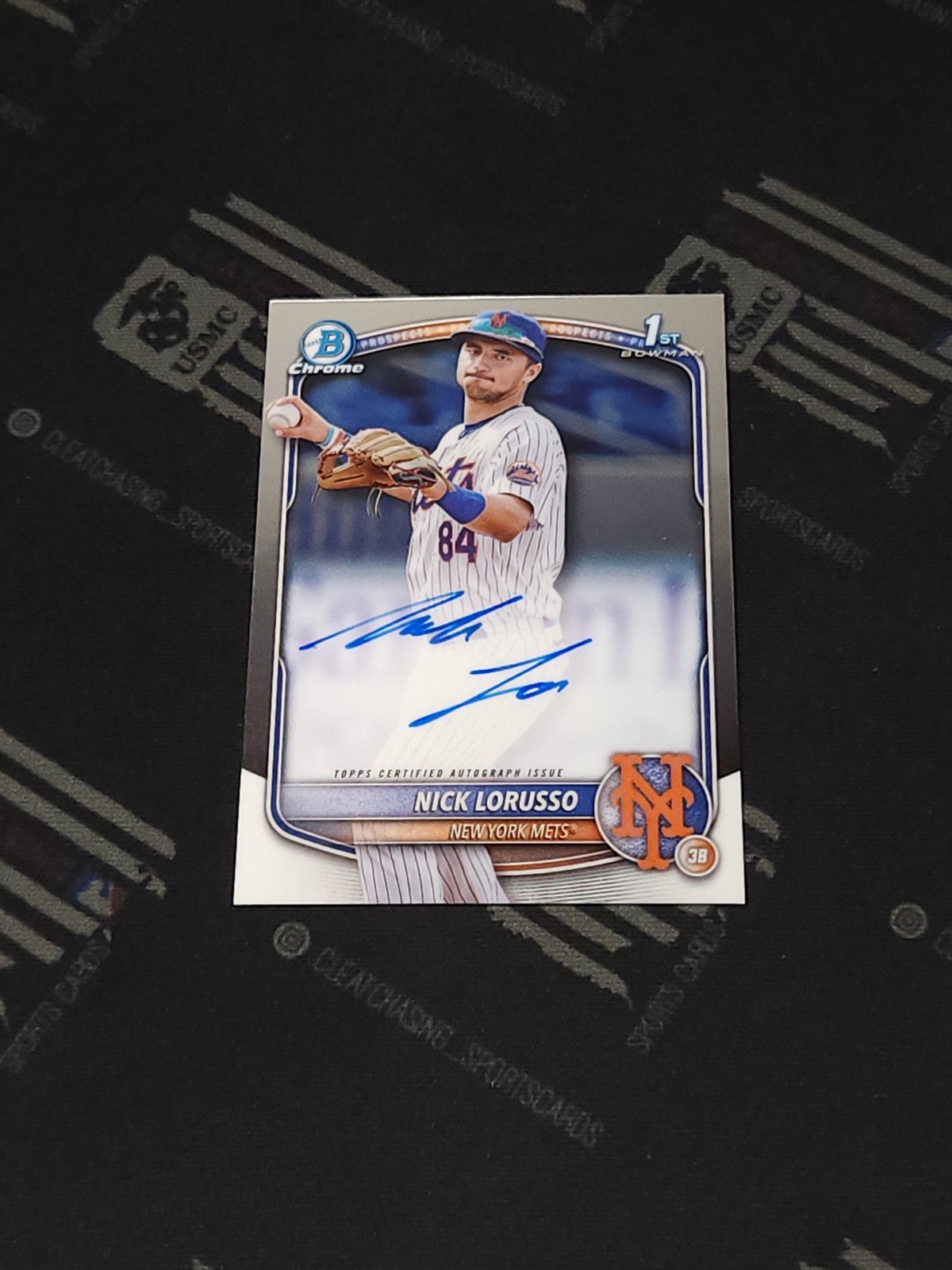 2025 Bowman Chrome Nick Lorusso 1st Auto CPA-NL Mets
