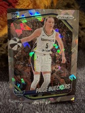 2025 Panini Prizm WNBA Paige Bueckers Rookie Cracked Ice Silver Dallas Wings RC