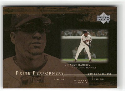 2000 Upper Deck #PP1 Manny Ramirez Prime Performers  A18