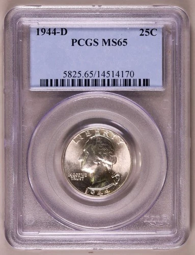 1944-D Washington Quarter PCGS MS65 ***RARE ORIGINAL COIN***
