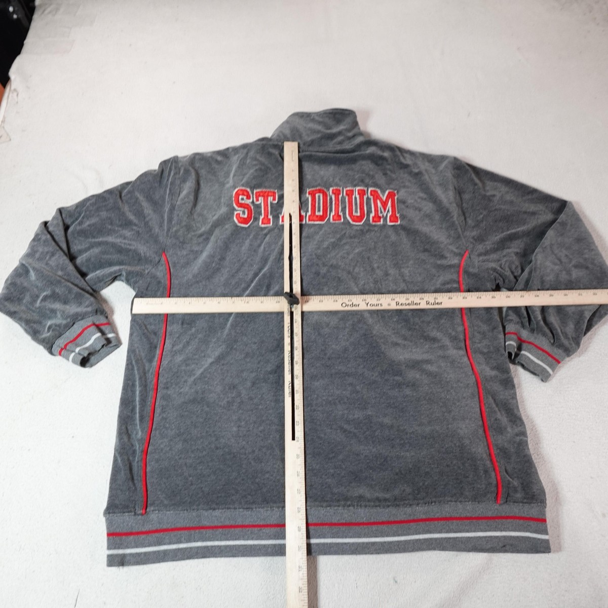 Akademiks Jacket Mens 2XL Stadium Division Full Zip Track Retro