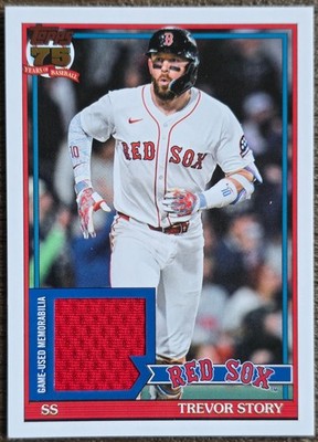 2026 Topps Series 2 Trevor Story 1991 Topps Relics  #91R2-TS Boston Red Sox