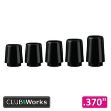 Premium Collared Golf Club Ferrules - For irons & hybrids .370"  - 5 sizes