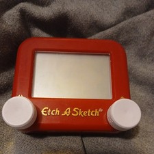 Vintage Travel Etch A Sketch Classic Red by Ohio Art Toy 