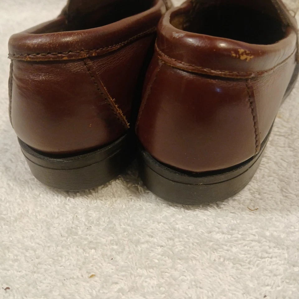 Bass Boys Brown Penny Loafers Size 12.5 - Image 3 of 4