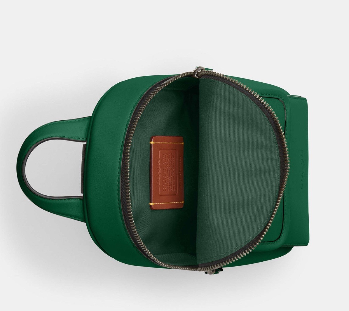 COACH Small Turnlock Sling Pack Smooth Leather Backpack Bag