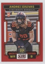 2023 Score Rookies Red Andrei Iosivas #367 0y59