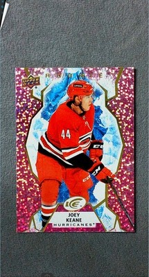 2021-22 UD Ice Lavender #120 Joey Keane RC Hurricanes
