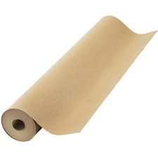 17.75 Inch x 100Ft Brown Kraft Paper Roll for Gift Wrapping DIY Crafts Packing