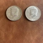 Lot Of 2 US Kennedy Half Dollars
