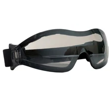 Mirage Vented Safety Goggles with Adjustable Elastic Band & Protective Pouch,...