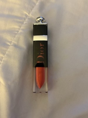 Dior Addict Laquer Plump Coral Lip Gloss Shine Effect Coral Shade 538 