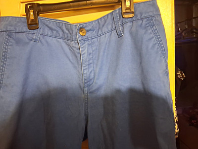 Sonoma Life + Style Everyday Skimmer Women s 8 Blue Bermuda Shorts