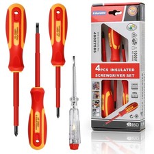 4pcs VDE Screwdriver Set Magnetic Insulated Screwdriver Set to 1000v