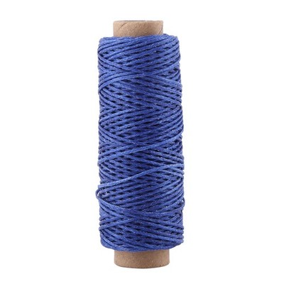(Royal Blue)Heavy Duty 50 Metres1mm Thick Leather Sewing Waxed Flat Thread WT