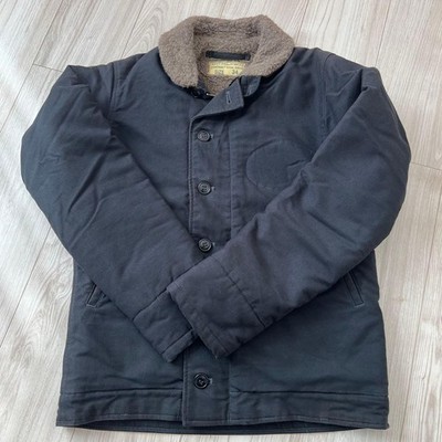 Buzz Rickson's N-1 Deck Jacket Navy Size S Used in Japan Vintage