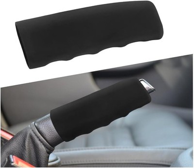 Anti-Slip Silicone Handbrake Cover, Waved Design Comfort Grip for Color: Black